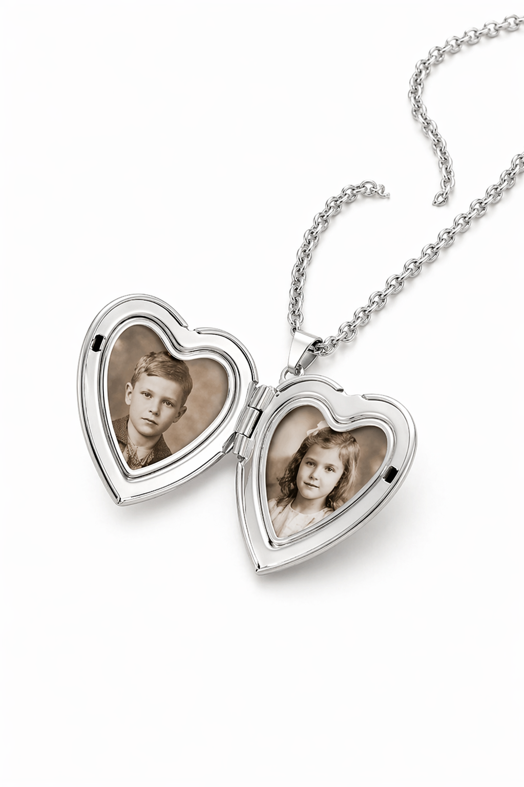 Collier Cœur Photo (Heart Locket Necklace)