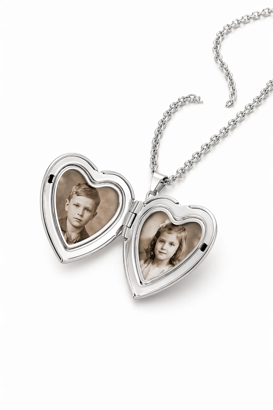 Collier Cœur Photo (Heart Locket Necklace)