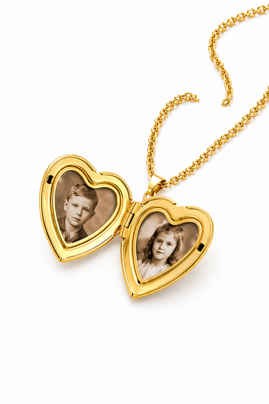 Collier Cœur Photo (Heart Locket Necklace)
