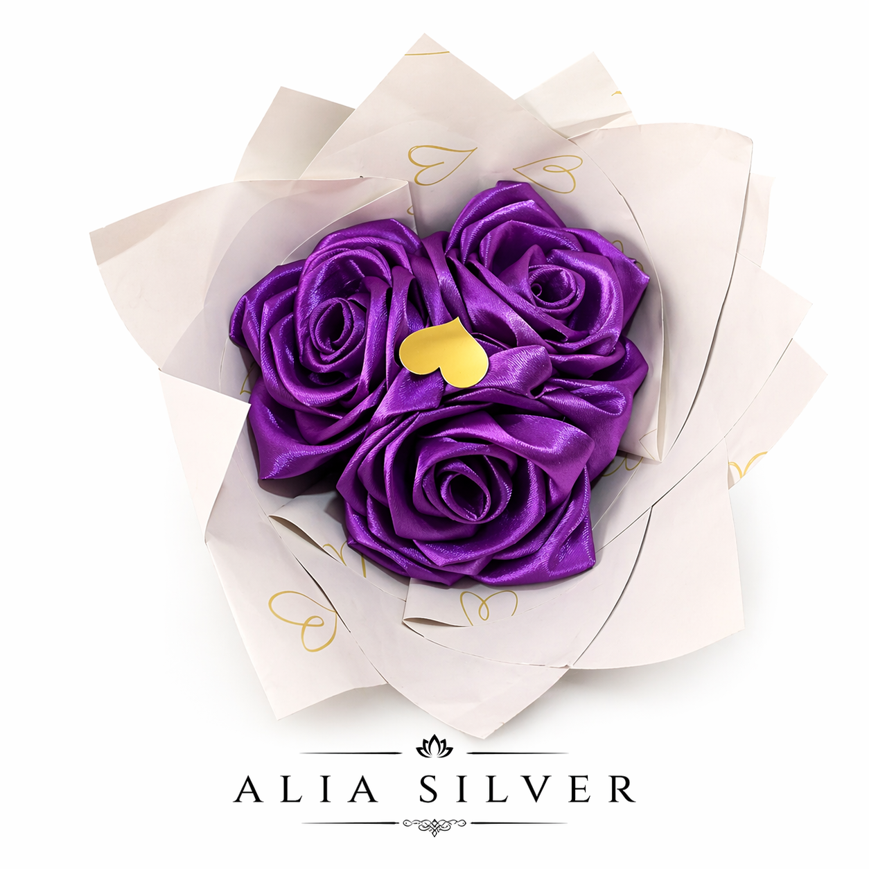 Bouquet Éternel Améthyste – Alia Silver