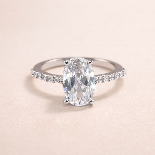 Ovale Éternité Ring